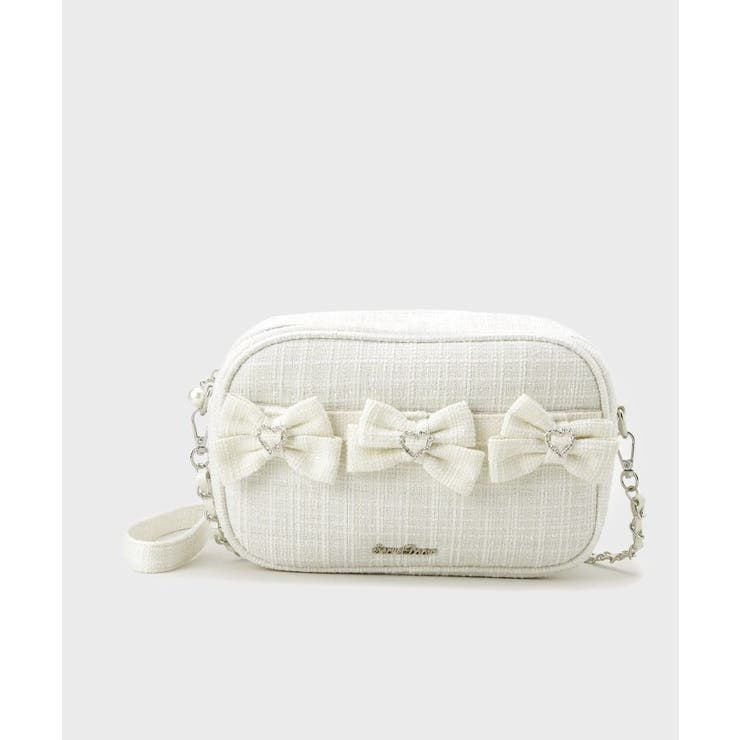 ツイードリボンショルダーバッグ | ESPERANZA | 詳細画像10 