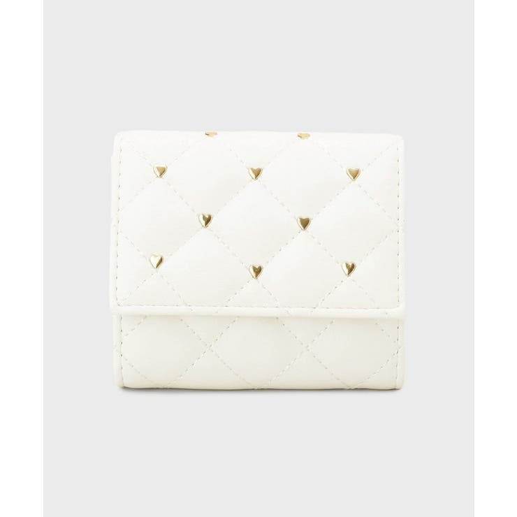 アイボリー(004) | キルティング3つ折財布 | ESPERANZA