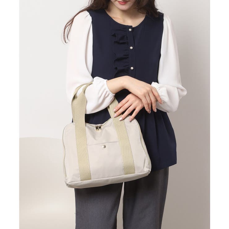 ベージュ(052) | がばっと開くミニボストン | ESPERANZA