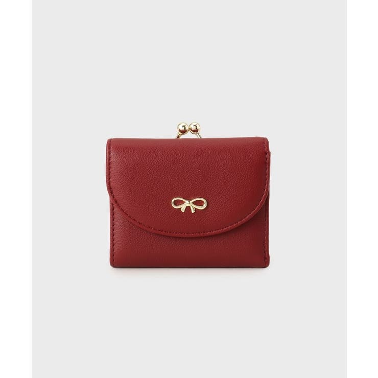 レッド(063) | 【新生活・新学期】リボンモチーフがま口財布 | ESPERANZA