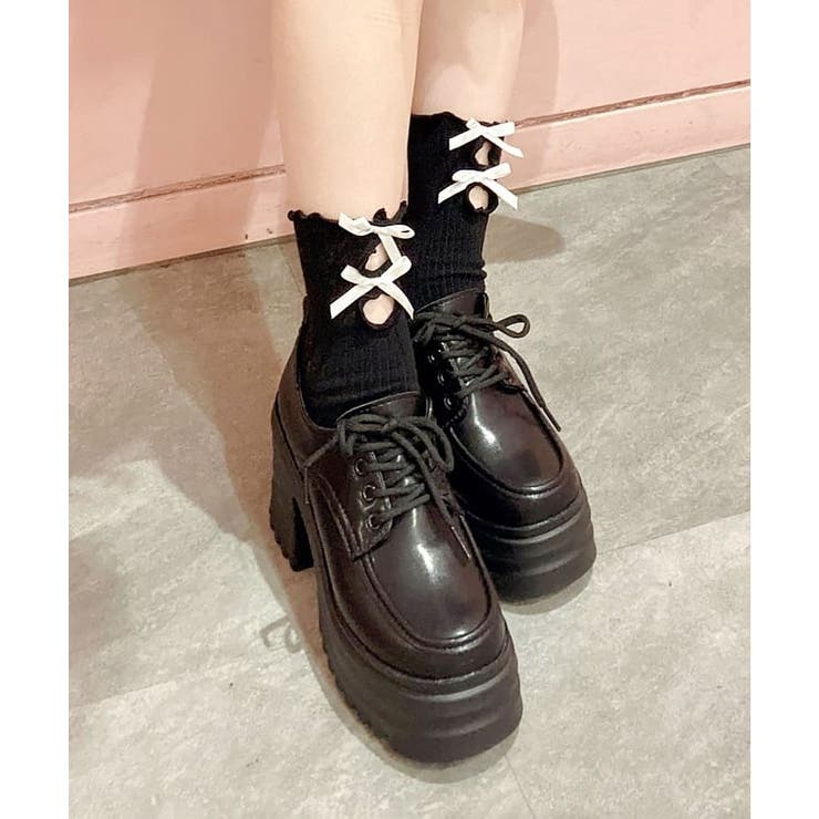 くり抜きリボン付きソックス 靴下 | ESPERANZA | 詳細画像8 