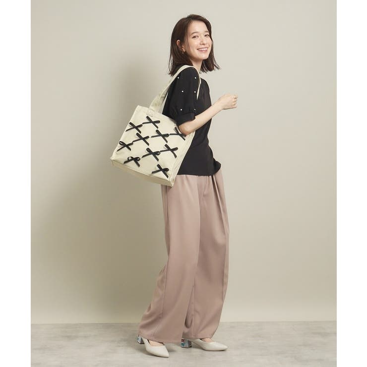 【A4対応】リボンキャンバストート | ITS'DEMO | 詳細画像12 