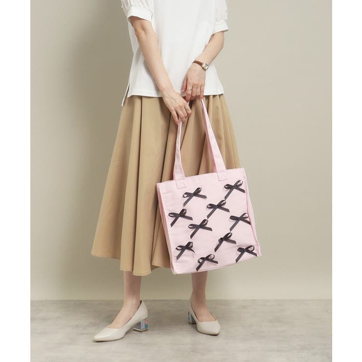 【A4対応】リボンキャンバストート | ITS'DEMO | 詳細画像17 