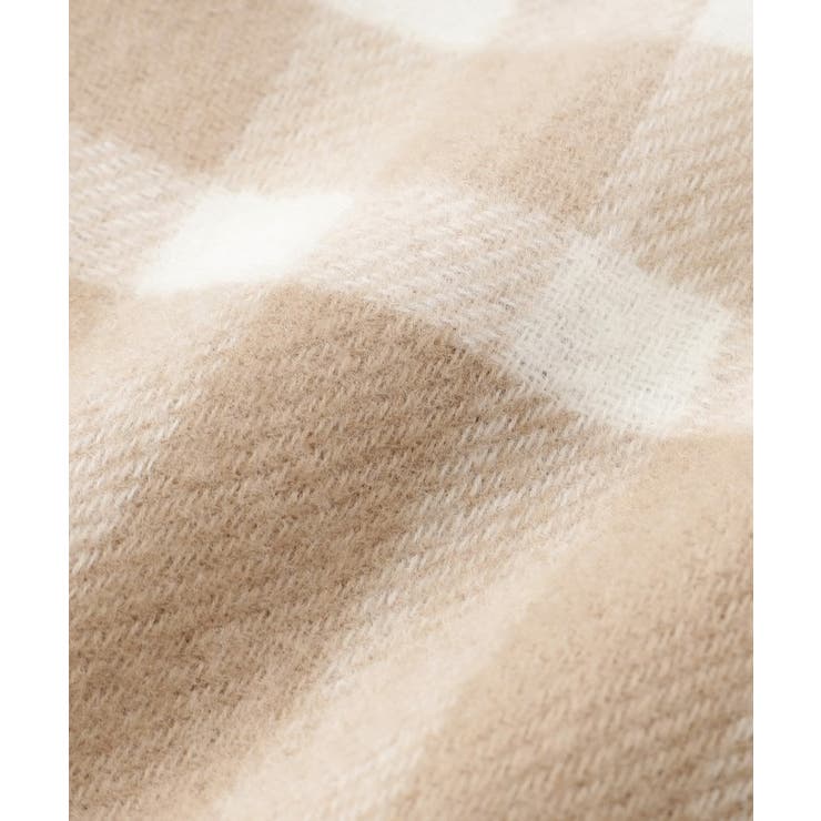 【洗濯可／クリーミータッチ】60幅チェックストール | ITS'DEMO | 詳細画像3 