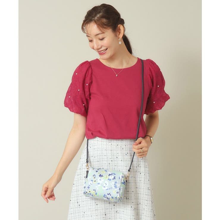 【2WAY】花柄合皮ポーチショルダー | ITS'DEMO | 詳細画像2 