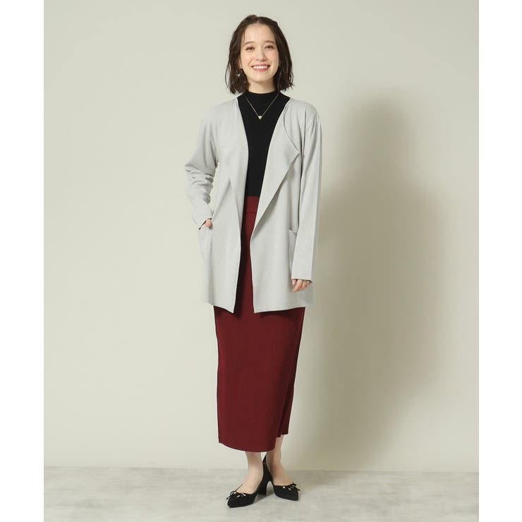 【アンチピリング／薄手／手洗い可】着流しカーディガン | ITS'DEMO | 詳細画像3 