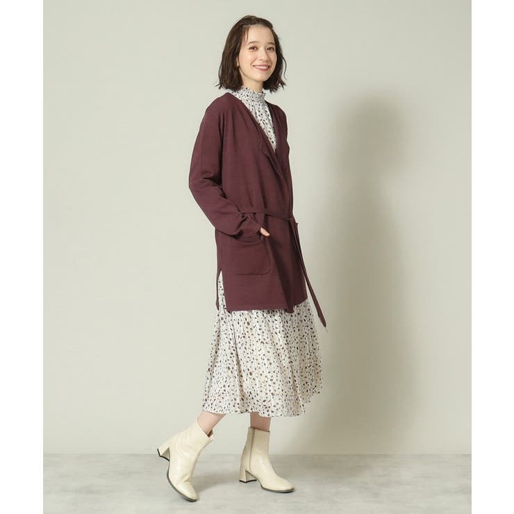 【アンチピリング／薄手／手洗い可】着流しカーディガン | ITS'DEMO | 詳細画像7 