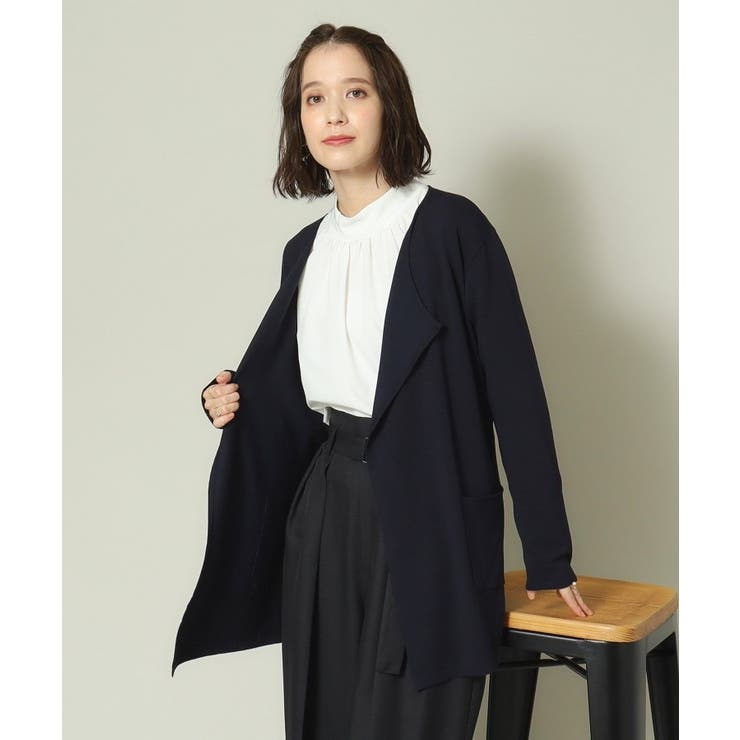 【アンチピリング／薄手／手洗い可】着流しカーディガン | ITS'DEMO | 詳細画像11 