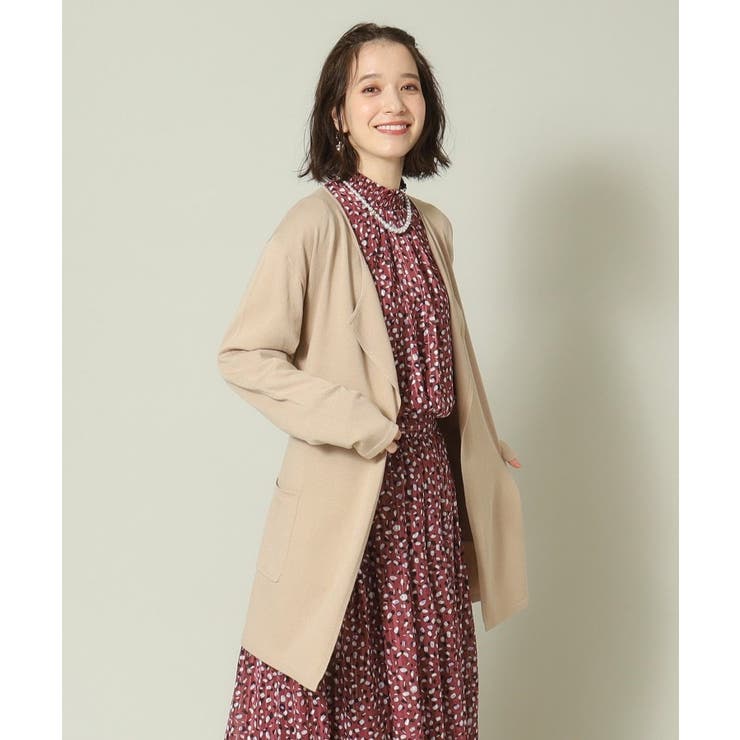 【アンチピリング／薄手／手洗い可】着流しカーディガン | ITS'DEMO | 詳細画像14 