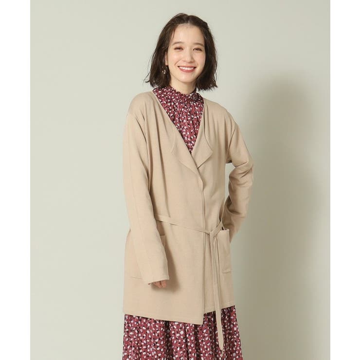 【アンチピリング／薄手／手洗い可】着流しカーディガン | ITS'DEMO | 詳細画像18 