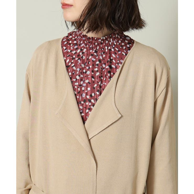 【アンチピリング／薄手／手洗い可】着流しカーディガン | ITS'DEMO | 詳細画像21 