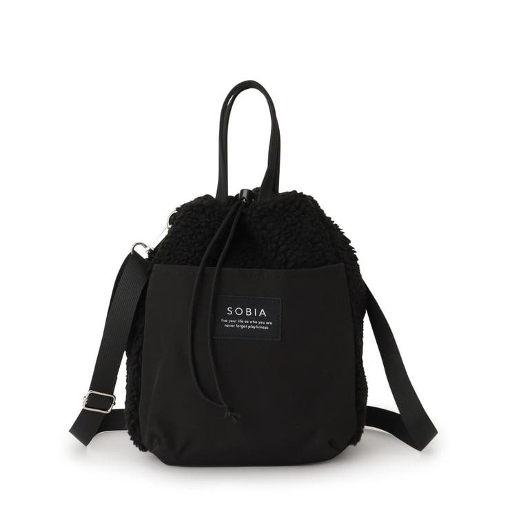 ブラック(019) | 【2WAY／5ポケット】ナローハンドルボアショルダー | ITS'DEMO