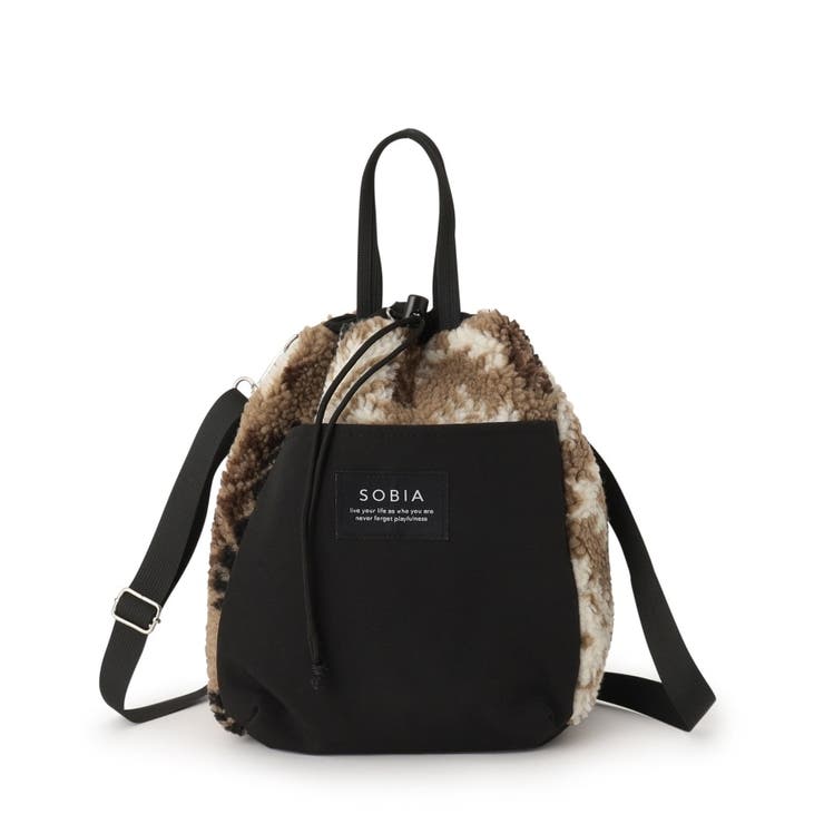 ベージュ(152) | 【2WAY／5ポケット】ナローハンドルボアショルダー | ITS'DEMO