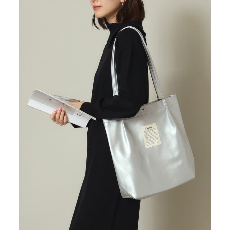 【A4対応】合皮ハンドルタックトート | ITS'DEMO | 詳細画像1 