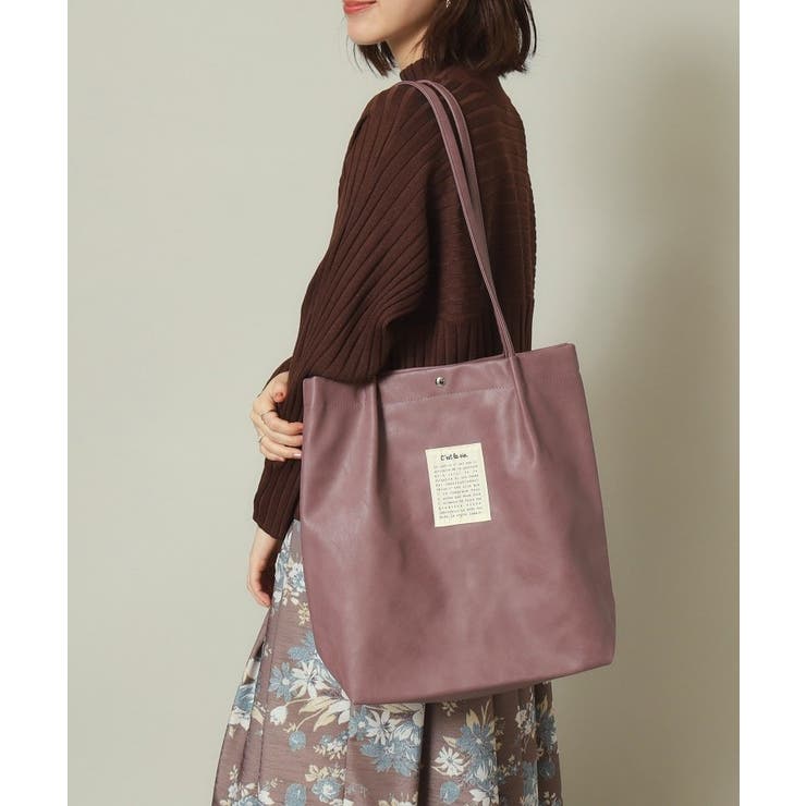 【A4対応】合皮ハンドルタックトート | ITS'DEMO | 詳細画像5 