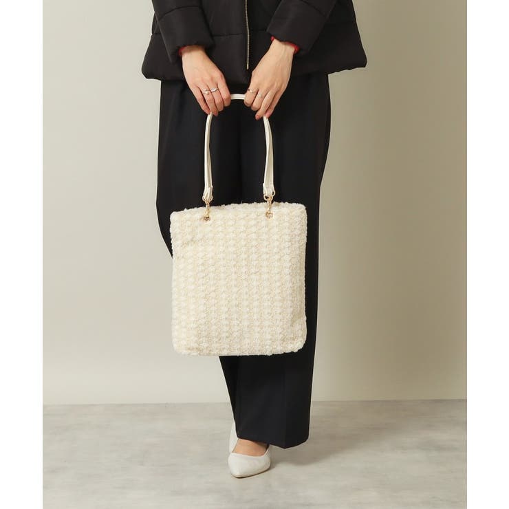 【ハンドル着脱可】合皮ハンドルボアトート | ITS'DEMO | 詳細画像1 