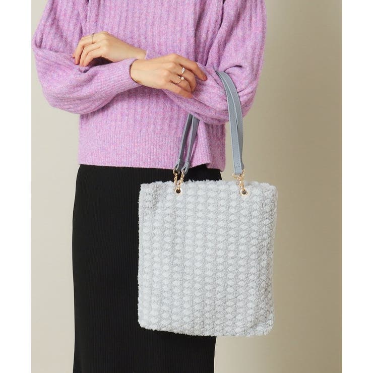 【ハンドル着脱可】合皮ハンドルボアトート | ITS'DEMO | 詳細画像3 