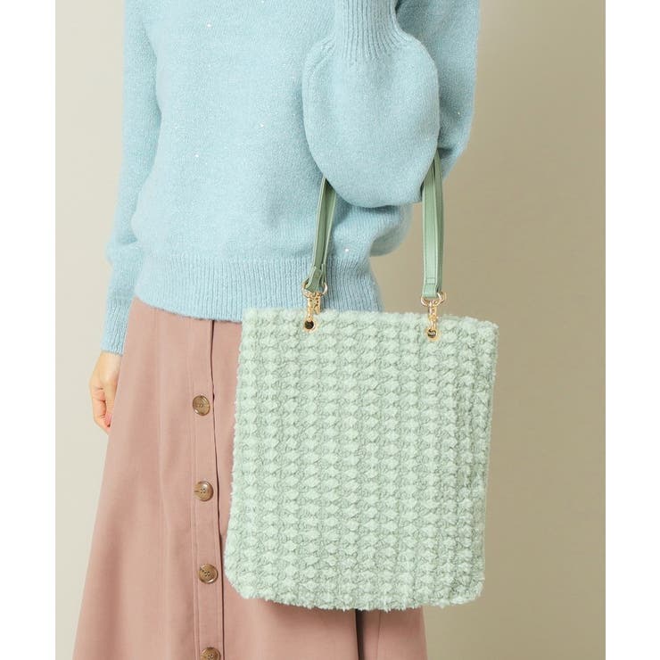 【ハンドル着脱可】合皮ハンドルボアトート | ITS'DEMO | 詳細画像7 