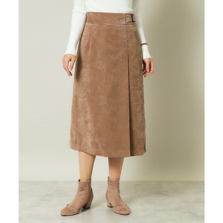 【後ろウエストゴム／手洗い可】コーデュロイスカート | ITS'DEMO | 詳細画像5 