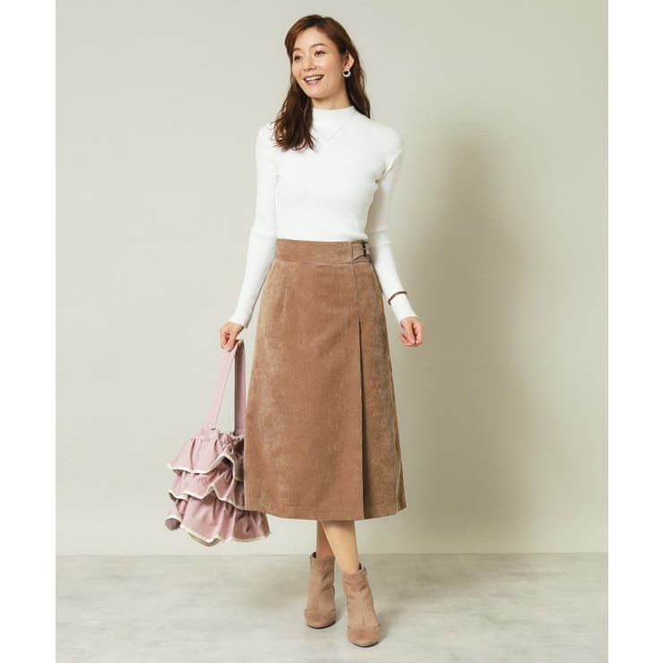 【後ろウエストゴム／手洗い可】コーデュロイスカート | ITS'DEMO | 詳細画像6 