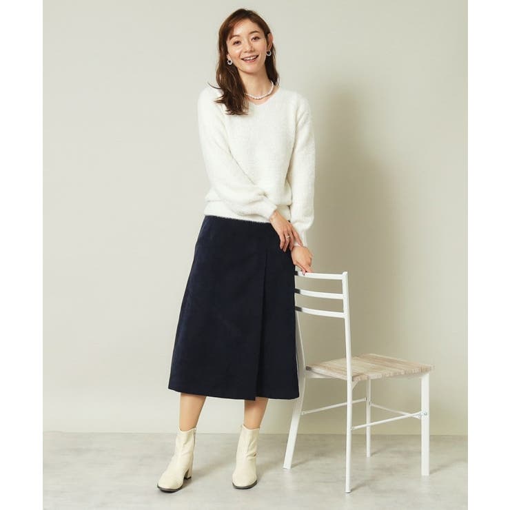 【後ろウエストゴム／手洗い可】コーデュロイスカート | ITS'DEMO | 詳細画像10 