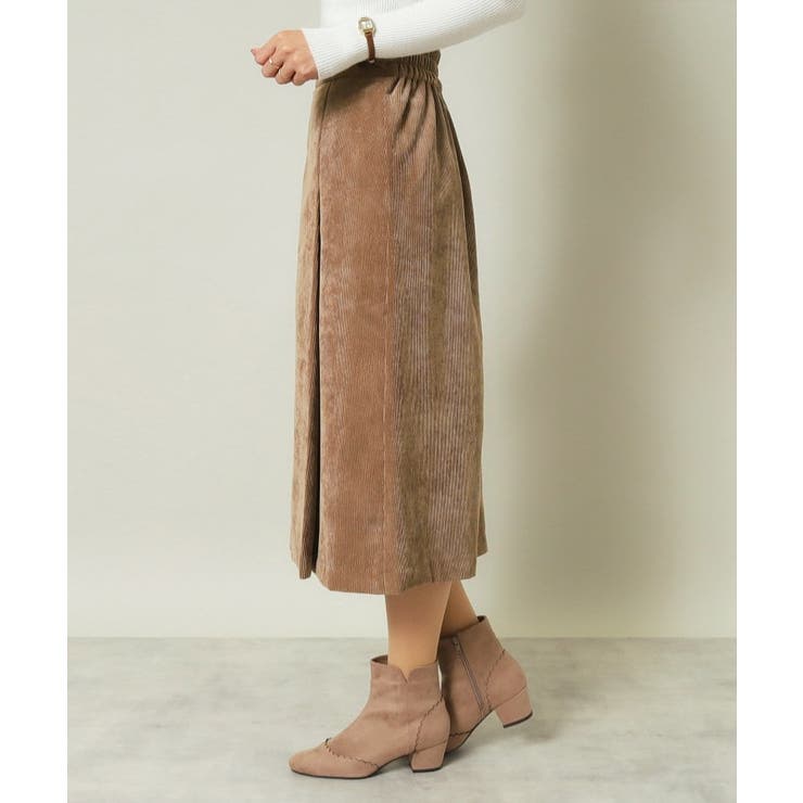 【後ろウエストゴム／手洗い可】コーデュロイスカート | ITS'DEMO | 詳細画像14 