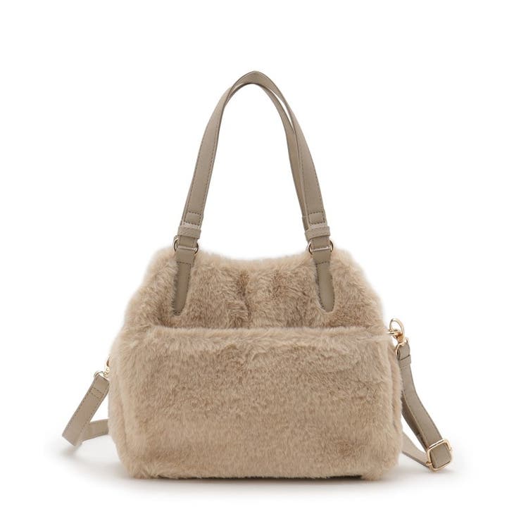 【2WAY】両あおりフェイクファートート | ITS'DEMO | 詳細画像9 