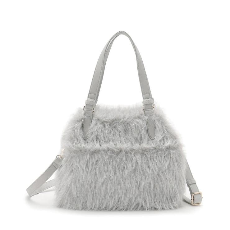 【2WAY】両あおりフェイクファートート | ITS'DEMO | 詳細画像1 