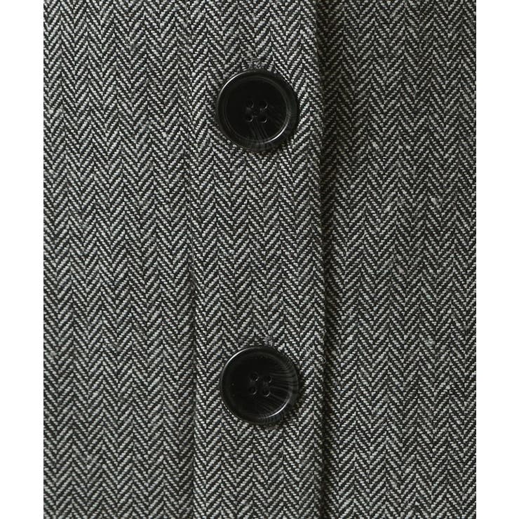 【後ろウエストゴム／手洗い可】ヘリンボーンスカート | ITS'DEMO | 詳細画像8 