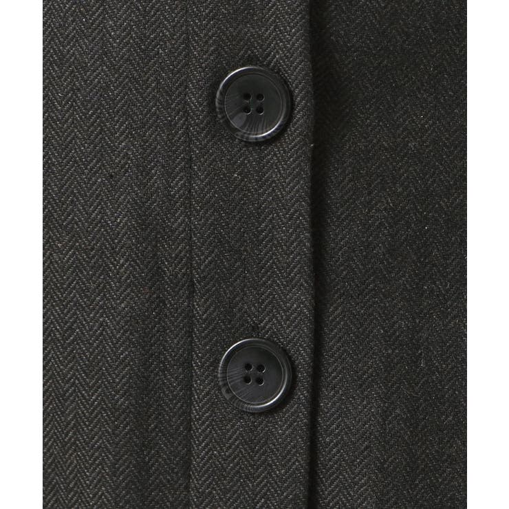 【後ろウエストゴム／手洗い可】ヘリンボーンスカート | ITS'DEMO | 詳細画像12 