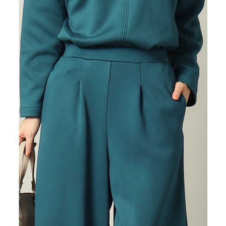 【手洗い可／後ろウエストゴム】裏起毛ガウチョパンツ | ITS'DEMO | 詳細画像16 