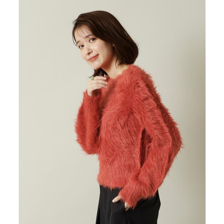 【手洗い可】ラメフェザーニット | ITS'DEMO | 詳細画像6 