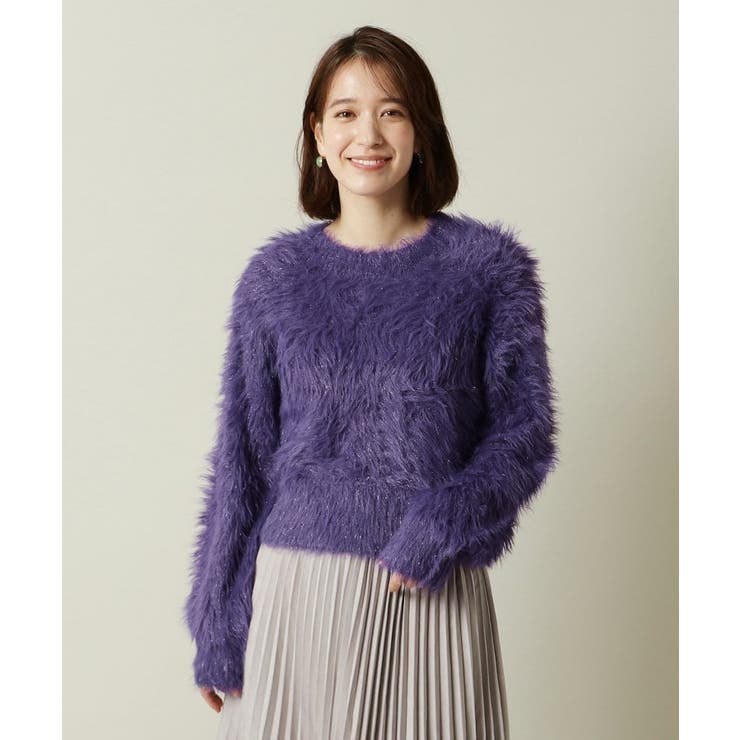 【手洗い可】ラメフェザーニット | ITS'DEMO | 詳細画像13 