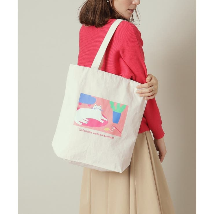 アイボリー(204) | 【A4対応／全7柄】グラフィックトート | ITS'DEMO