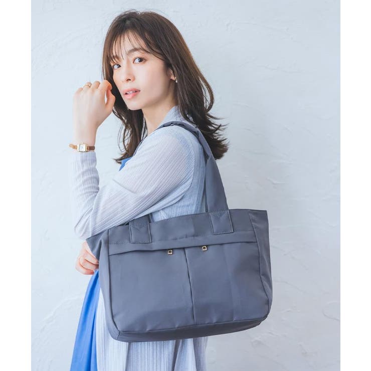 【A4対応/9ポケット】ふんわり軽量トート | ITS'DEMO | 詳細画像1