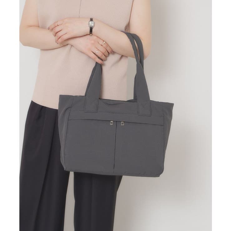 チャコールグレー(013) | 【A4対応/9ポケット】ふんわり軽量トート | ITS'DEMO