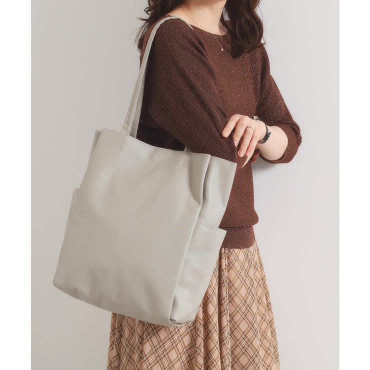 グレー(012) | 【A4対応／8色】収納上手になれるトート | ITS'DEMO