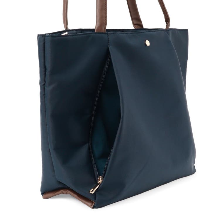 【12ポケット／PC対応】合皮コンビA4トート | ITS'DEMO | 詳細画像25 