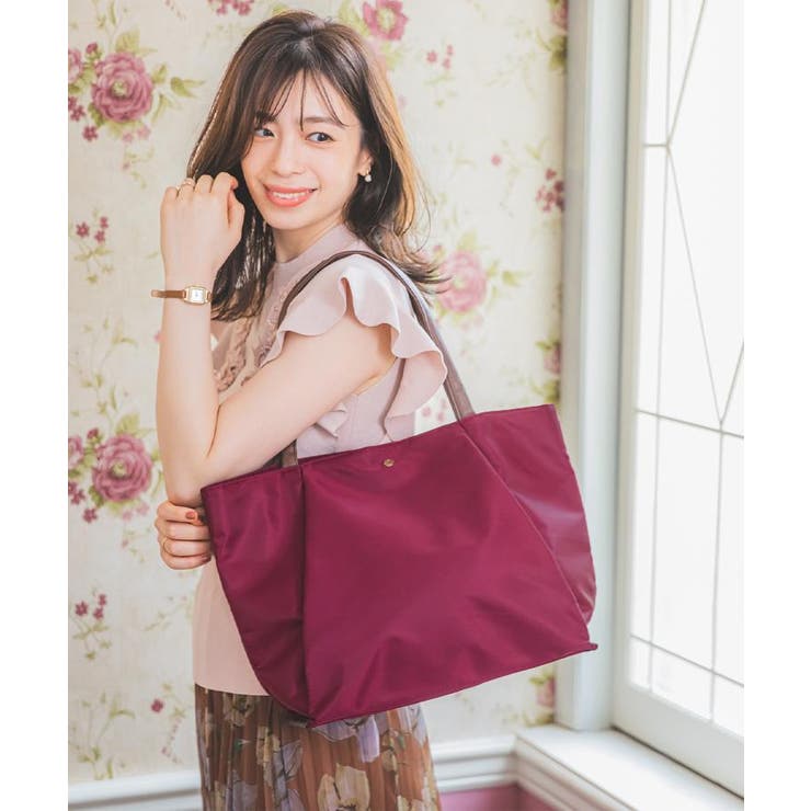 【12ポケット／PC対応】合皮コンビA4トート | ITS'DEMO | 詳細画像2 