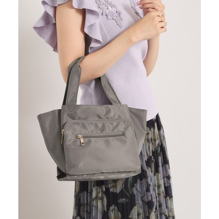 チャコールグレー(013) | 【9ポケット】ツイル2WAYトート | ITS'DEMO