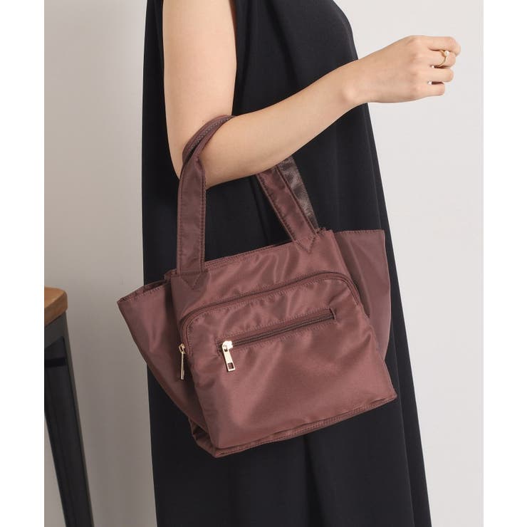 ブラウン(043) | 【9ポケット】ツイル2WAYトート | ITS'DEMO