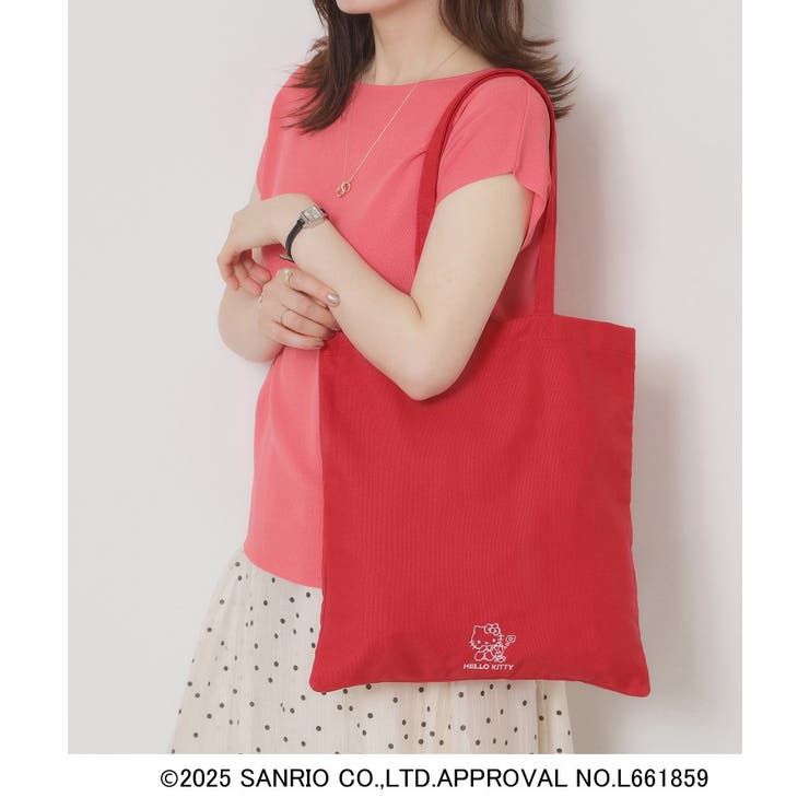 ハローキティ(062) | ＜サンリオキャラクターズ＞フラットトート【A4対応】 | ITS'DEMO