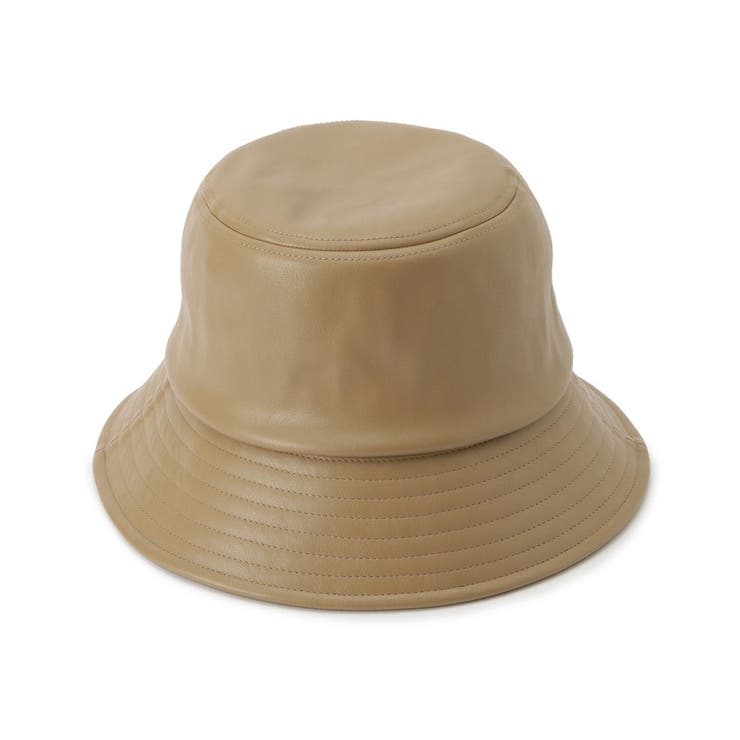 ベージュ(052) | 合皮バケットハット | ITS'DEMO