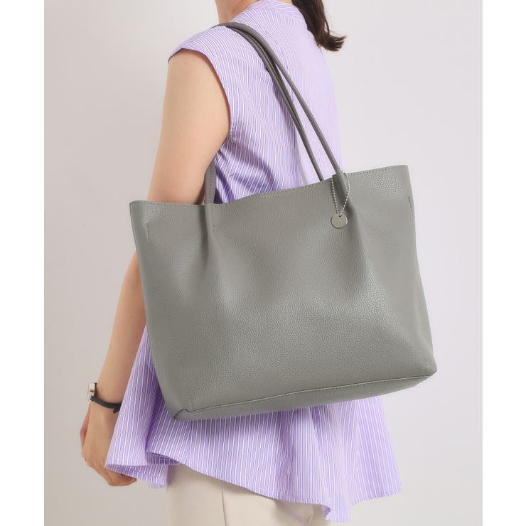 グレー(012) | 【通勤】仕切りA4トート | ITS'DEMO