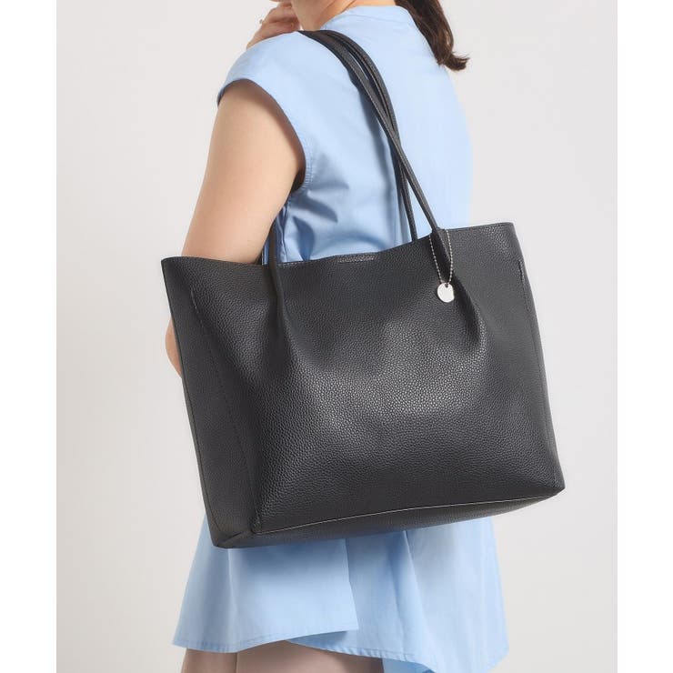 ブラック(019) | 【通勤】仕切りA4トート | ITS'DEMO