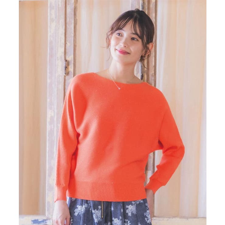 【手洗い可】アンジェリーナラメリブドルマンニット | ITS'DEMO | 詳細画像1 