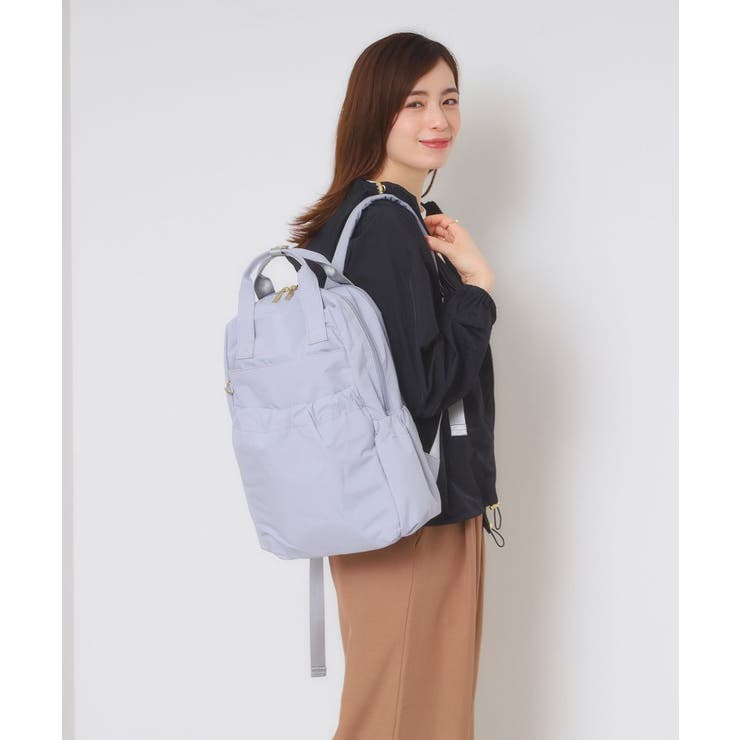 【A4／11ポケット】ふんわり軽量撥水リュック | ITS'DEMO | 詳細画像3 