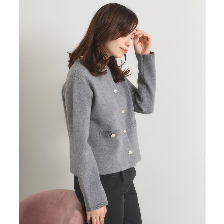 【手洗い可】ニットジャケット | ITS'DEMO | 詳細画像12 