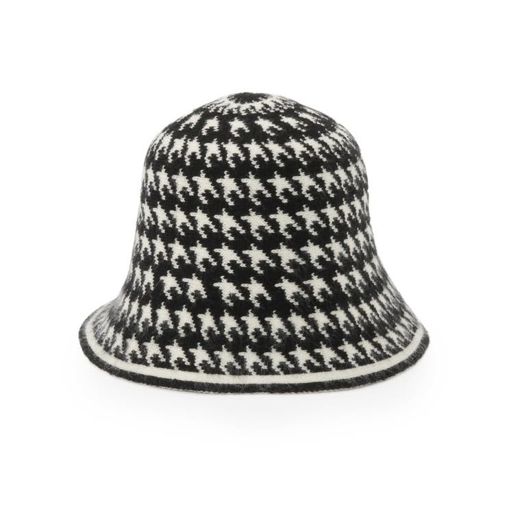 ブラック(319) | 【手洗い可】千鳥柄サーモハット | ITS'DEMO