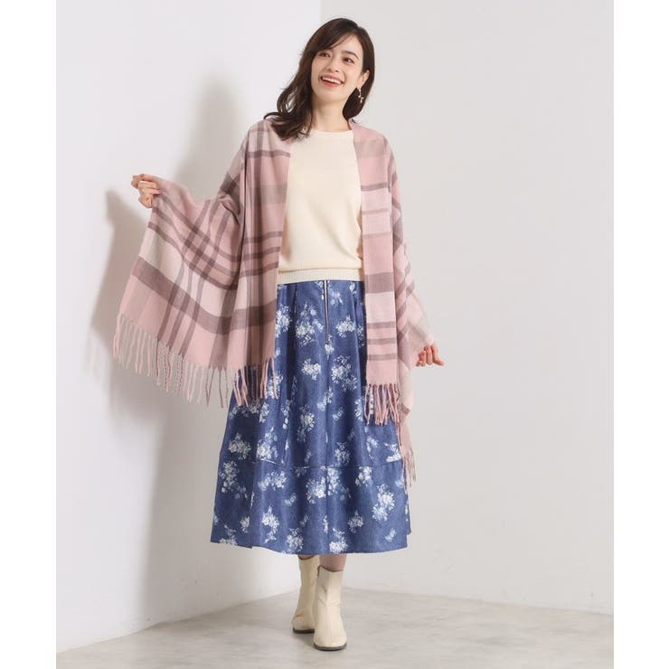 【洗濯可】クリーミータッチ60幅チェックストール | ITS'DEMO | 詳細画像9 